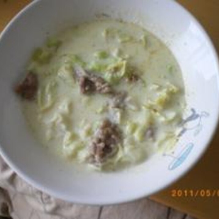 カレー豆乳スープ